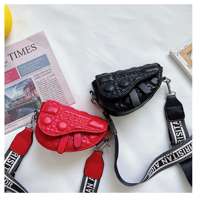 CHUBBI Tas Anak Selempang Perempuan Fashion Korea Kulit Dr Import