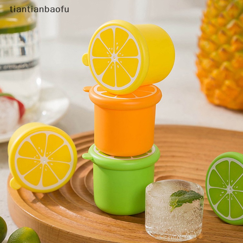 [tiantianbaofu] Cetakan Es Batu Whiskey Cetakan Es Hoki Bulat Ice Ball Maker Mould Ice Cube Tray Butik