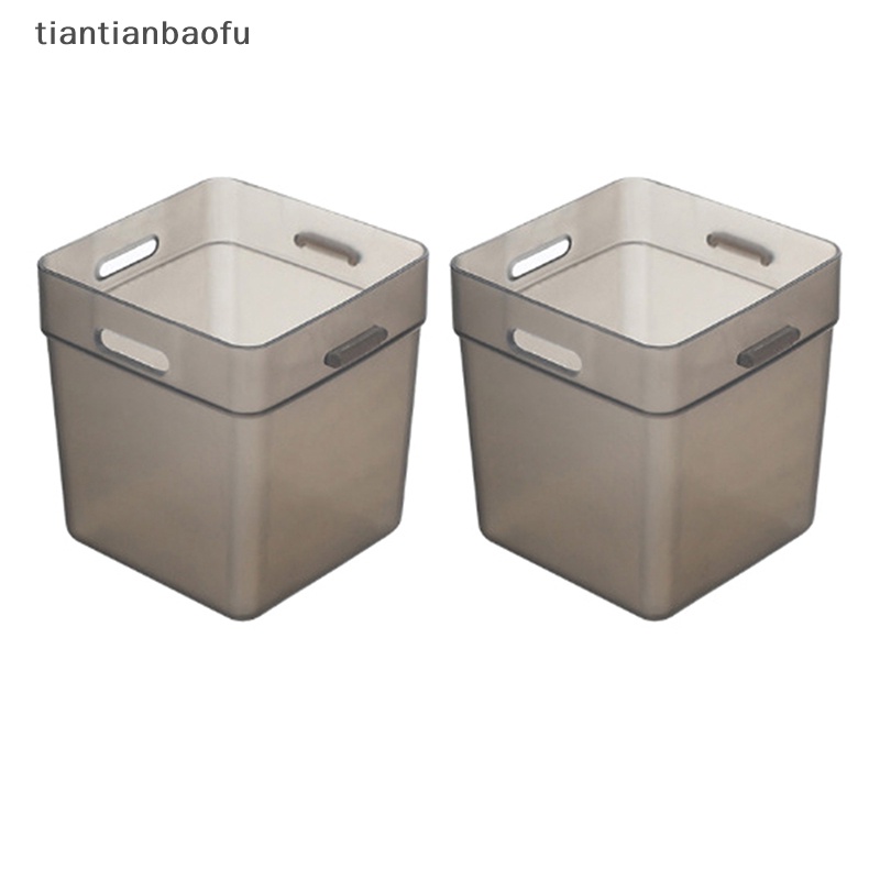 [tiantianbaofu] 2pcs Laci Kulkas Fridge Organizer Bin Snap-on Refrigerator Storage Box Butik