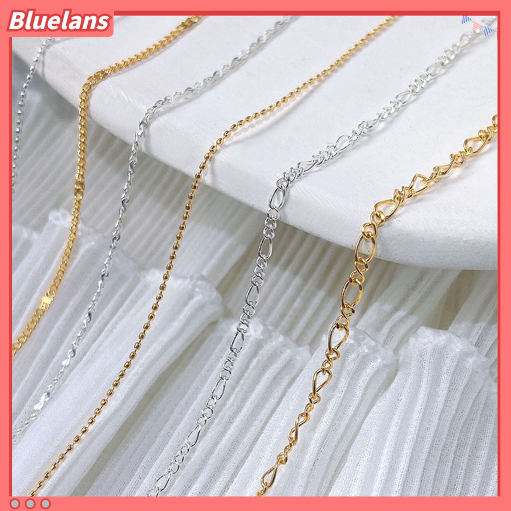 [BLM] Rantai Kuku Serbaguna DIY Glittery 3D Manicure DIY Pesona Rantai Logam Untuk Anak Perempuan