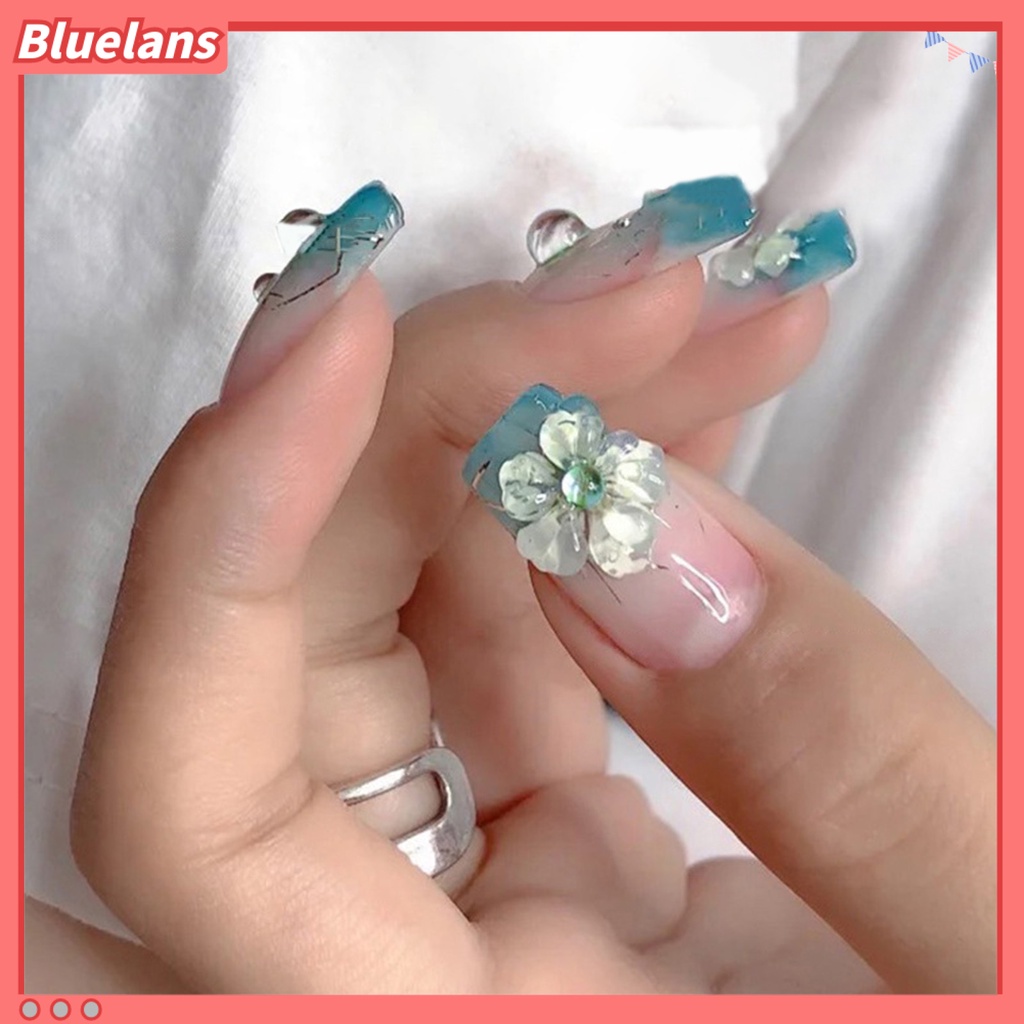 [BLM] 1kotak Manicure Decor Sparkling Ukuran Campur Warna Vibrant Mempesona Efek Visual Aplikasi Lebar Kaca Hias Warna-Warni Manik Longgar Dekorasi Kuku Kerajinan Untuk Salon Kuku