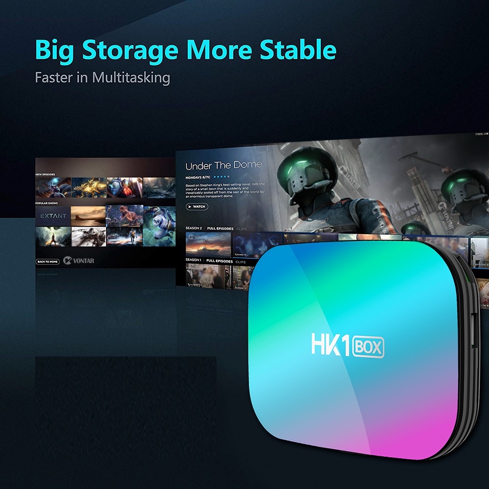 HK1 BOX S905X3 - Android 9 Smart Android TV Box 8K - RAM 4GB ROM 32GB