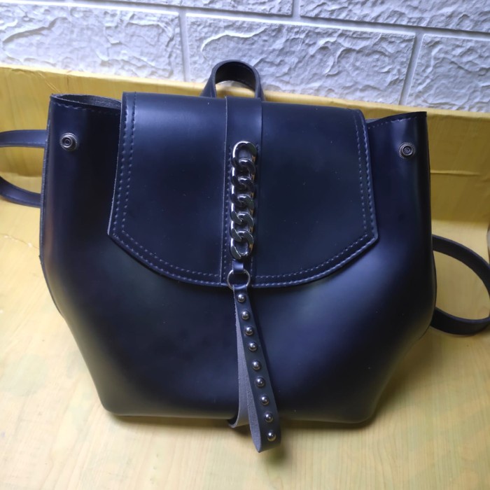 Tas Selempang Jinjing Kerja Wanita Kulit Hitam