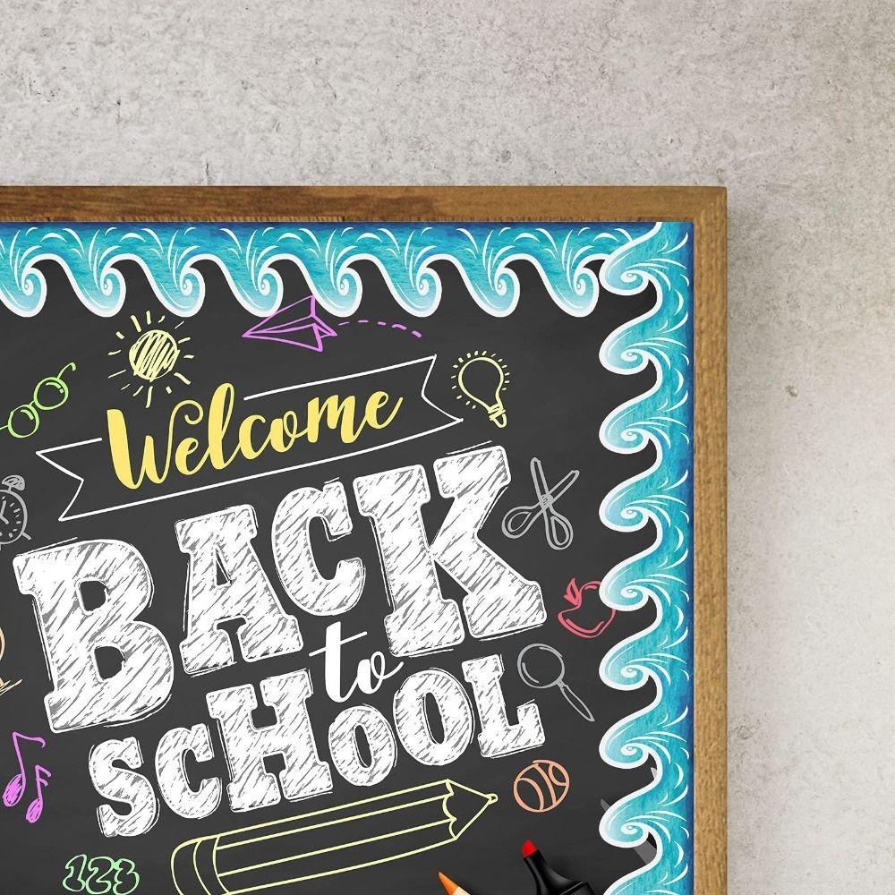 Populer Borders Stiker Dekorasi Sekolah Perekat Diri Kelas Sekolah