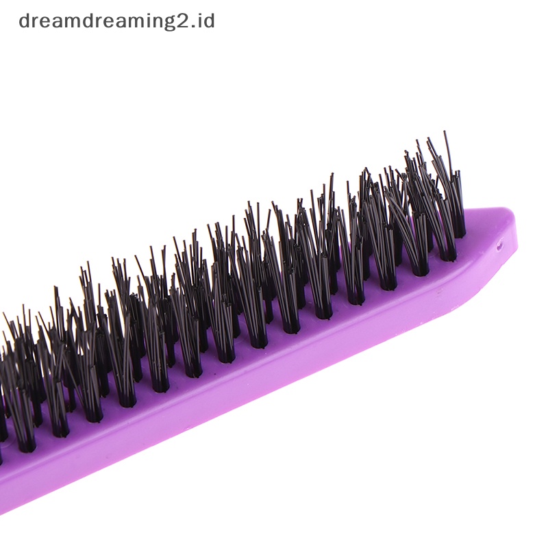 (drea) 3pcs/lot Sisir Rambut Kontrol Tepi Dua Sisi Styling Rambut Aksesoris Sikat Rambut //
