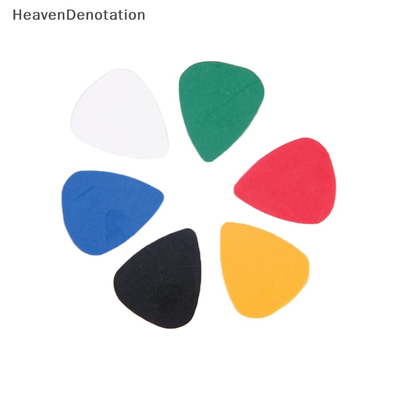 [HeavenDenotation] 100 Pcs ABS Acoustic Ukulele Bass Gitar Elektrik Picks Plectrums Aksesoris HDV