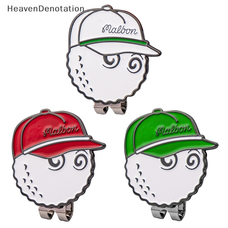 [HeavenDenotation] 1pcs Mark Ball Topi Golf Klip Topi Golf Magnet Klip Dengan Magnet Golf Putg Aksesoris Golf Marker Pria Wanita HDV