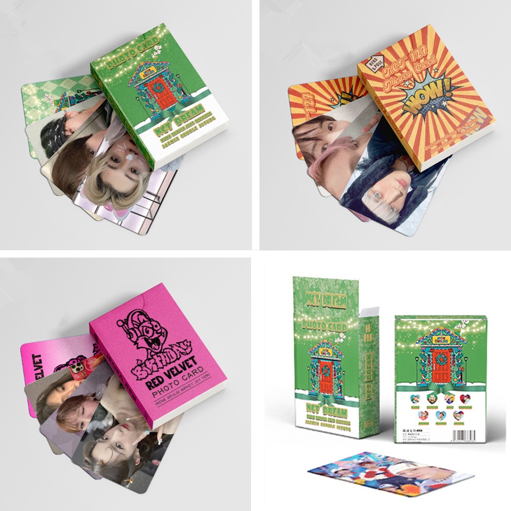 50pcs /box Red Velvet NCT DREAM 127 Photocards Album Kartu Lomo Nct127 Redvelvet Nctdream Kpop Postcards