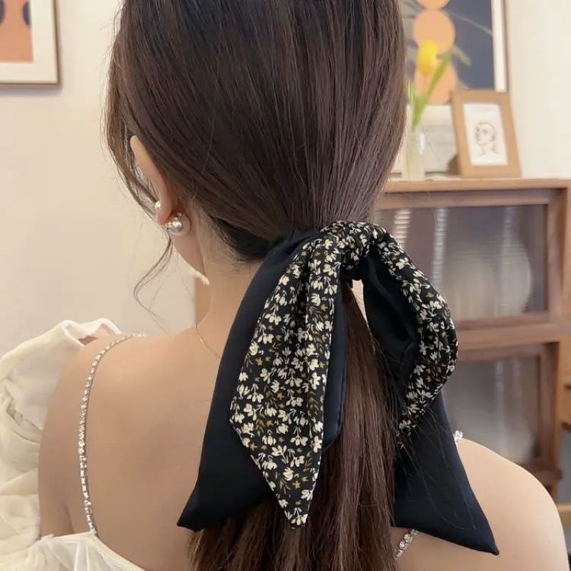 SCRUNCHIE KARET PITA RAMBUT WANITA ELEGAN KOREA AKSESORIS FASHION IMPORT
