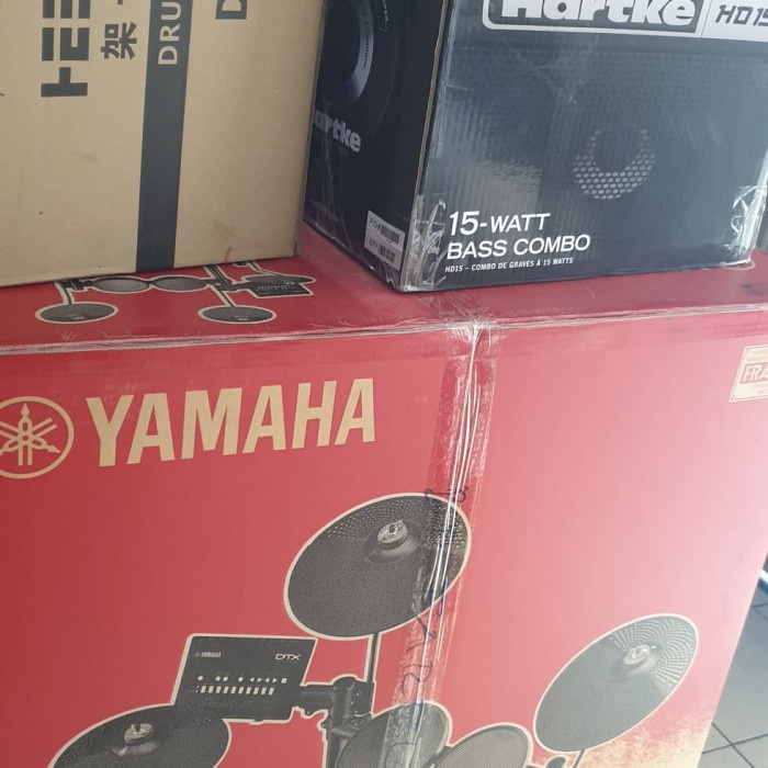 Drum DTX 452 K + Hartke HD 15 + Kursi Drum + Kabel Krezt