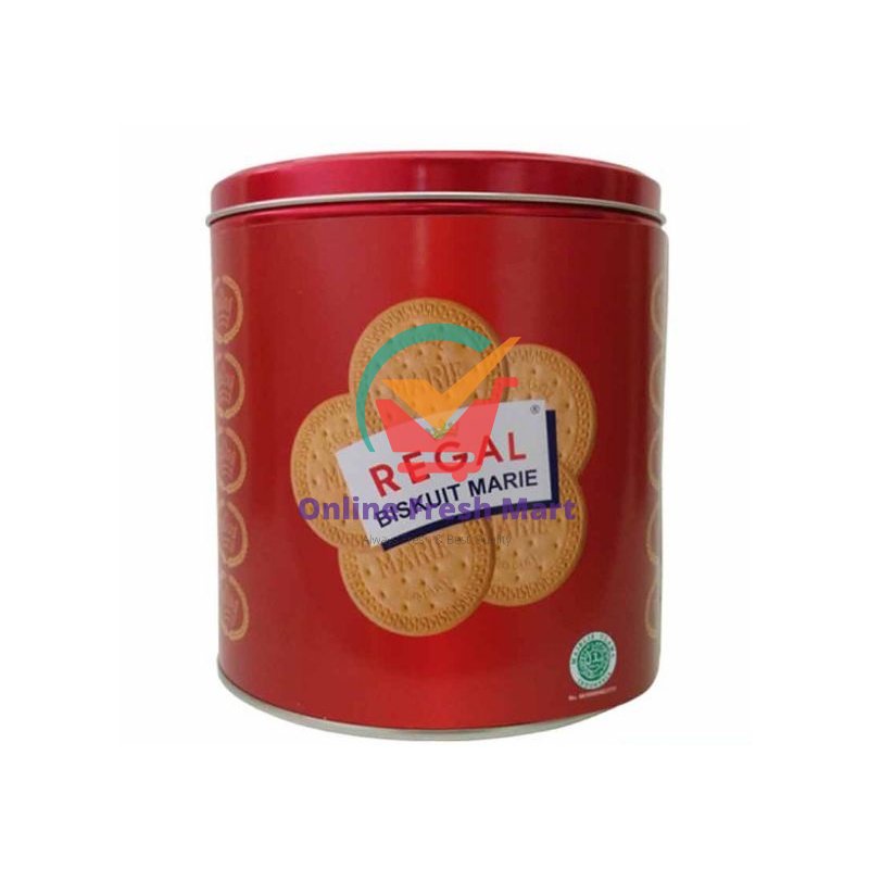 

(hanya instant) REGAL Marie Biscuits Superior original 550g kue kaleng lebaran - Online Fresh Mart Denpasar