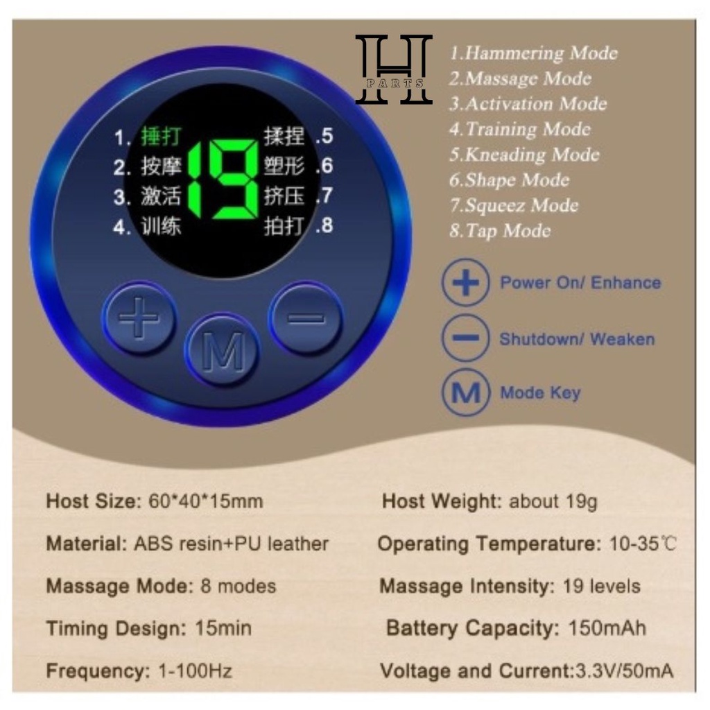 ALAT PIJAT TERAPI MINI PAD MAT EMS