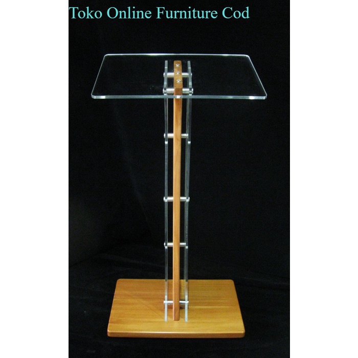 

Mimbar Podium Lectern Kayu dan Akrilik Acrylic (LEC10) termurah