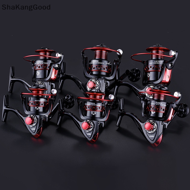 Skid Fishing Reel Spinning Reel Drag Reel 2000-5000 Max Drag 25kg 13BB Gulungan Pancing Gulungan Berputar Untuk Memancing Air Tawar SKK