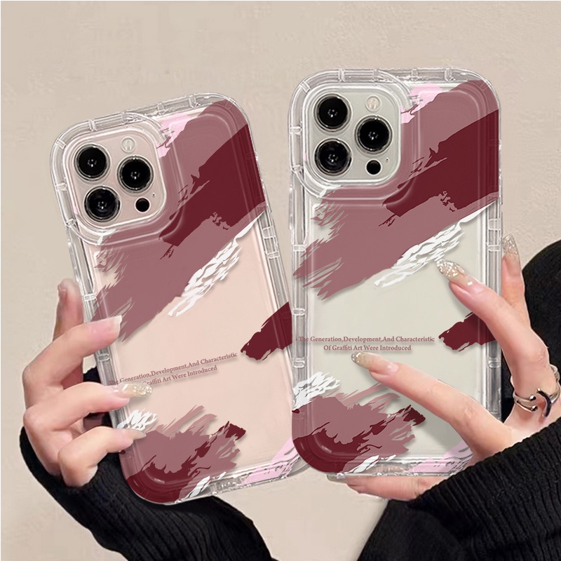 IPHONE Soft Phone Case Kompatibel Untuk Iphone11 14 13 12 Pro XS Max Casing X XR 7+ 8plus Transparan TPU Silikon Shockproof Cover