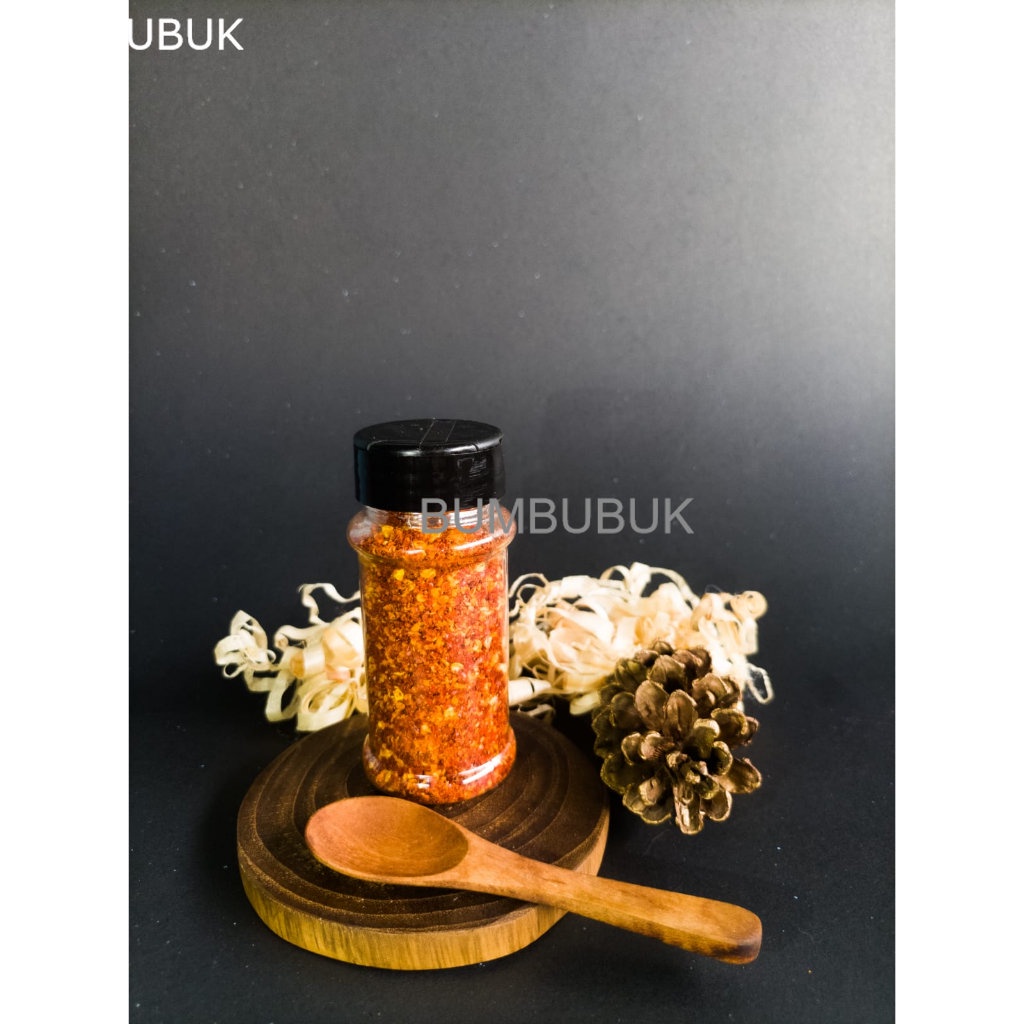 

Bumbubuk Chilli Flakes 30gr botol / Cabe Kasar / Cabe Kering / Cabe Bubuk / Cabe chilli oil / Rempah / Cabe Giling