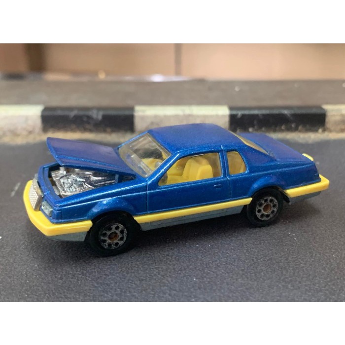 Majorette 217 Ford Thunderbird Biru Made in France Loose Pack
