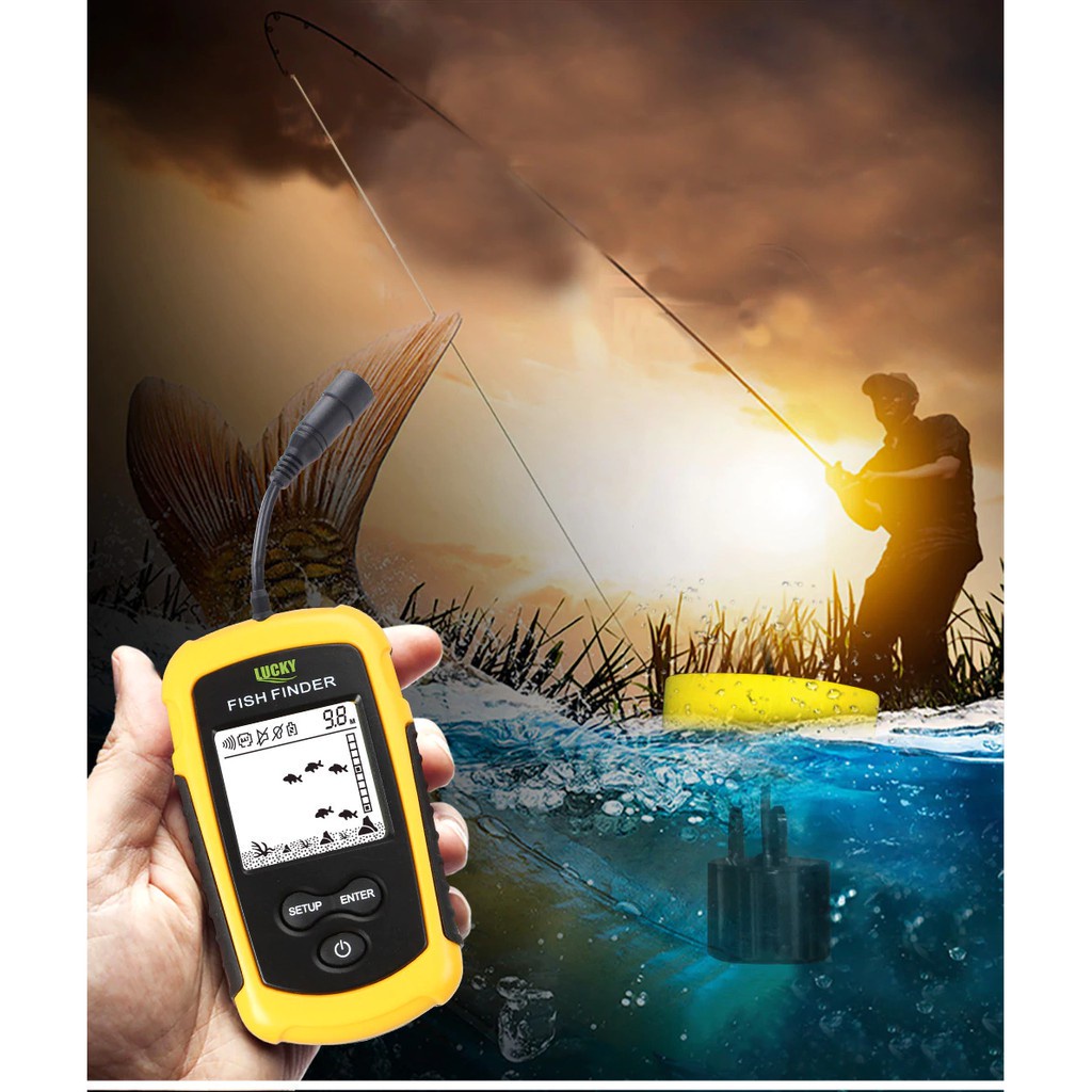 936 LUCKY FFC1108 Portable Sonar Fish Finder Fishing Lure