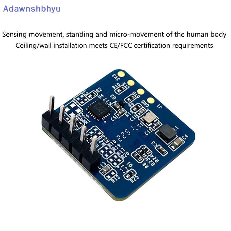 Adhyu 24G LD2420 Modul Penginderaan Kehadiran Manusia Micro Motion Intelligent Sensor ID