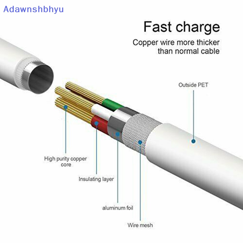 Adhyu Untuk Charger Kabel USB Petir Foxconn Cocok iPhone X10 8 7 6 iOS 11.3 NEW ID