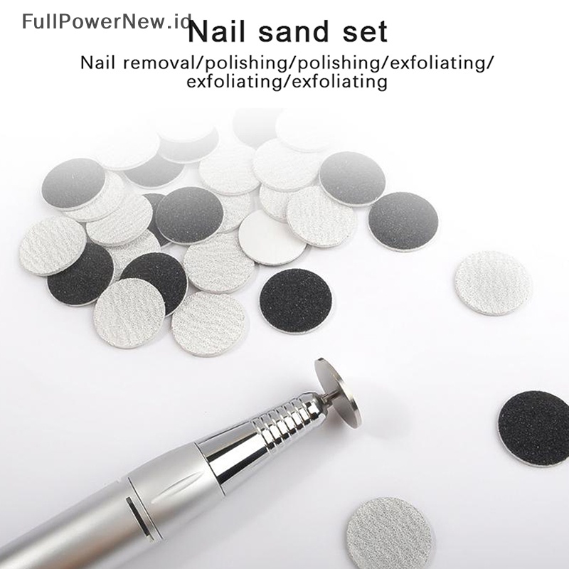 Power 50Pcs Amplas Sanding Disc Gerinda Listrik Kaki Kulit Mati Grinder Files ID