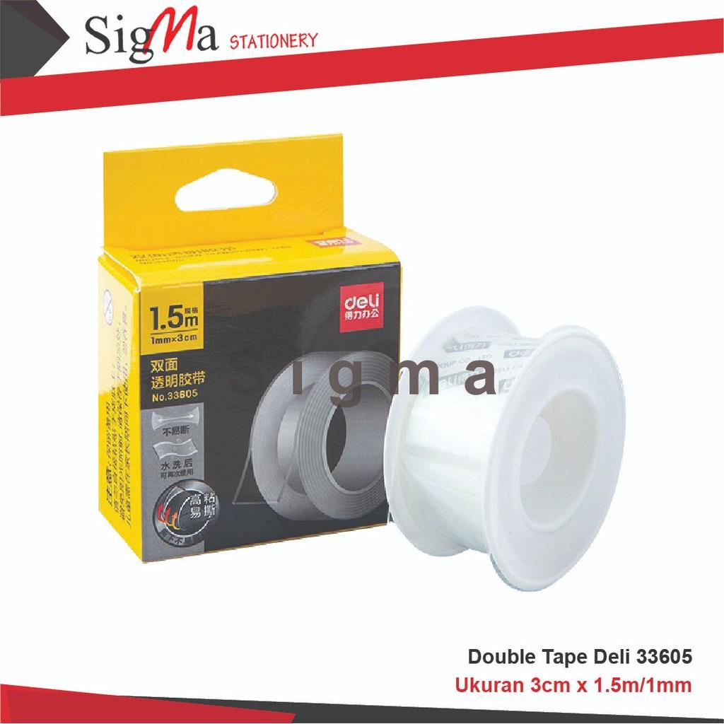 

Double Tape DELI Transparant 33605 (Pcs)