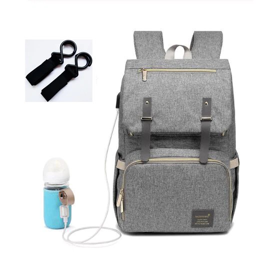 361 MACHINE BIRD Diaper Backpack Waterproof Multifunction Bag USB Port