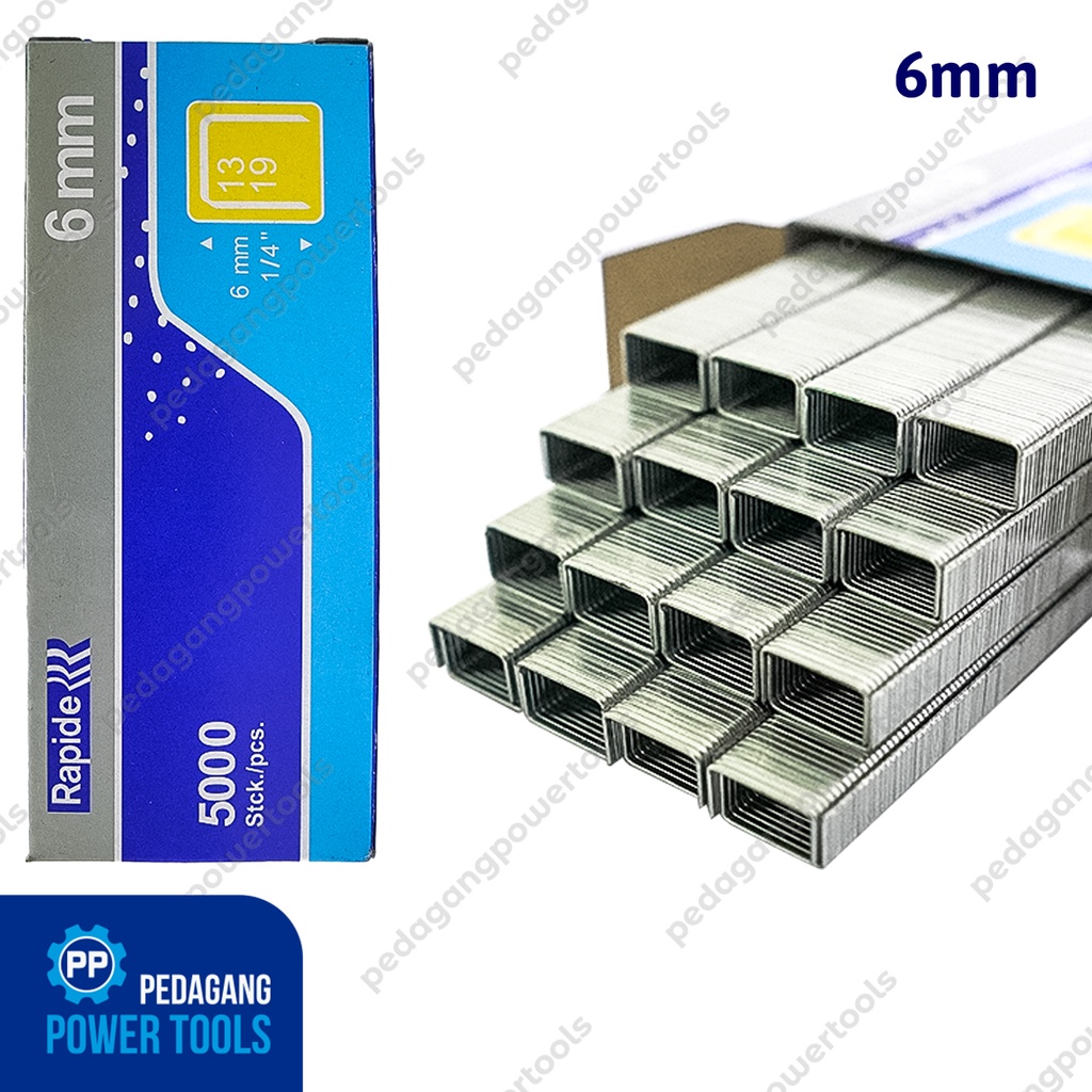 RPD 13/6 ISI ULANG STAPLES TEMBAK 6 MM REFILL STAPLE GUN TACKER HEKTER