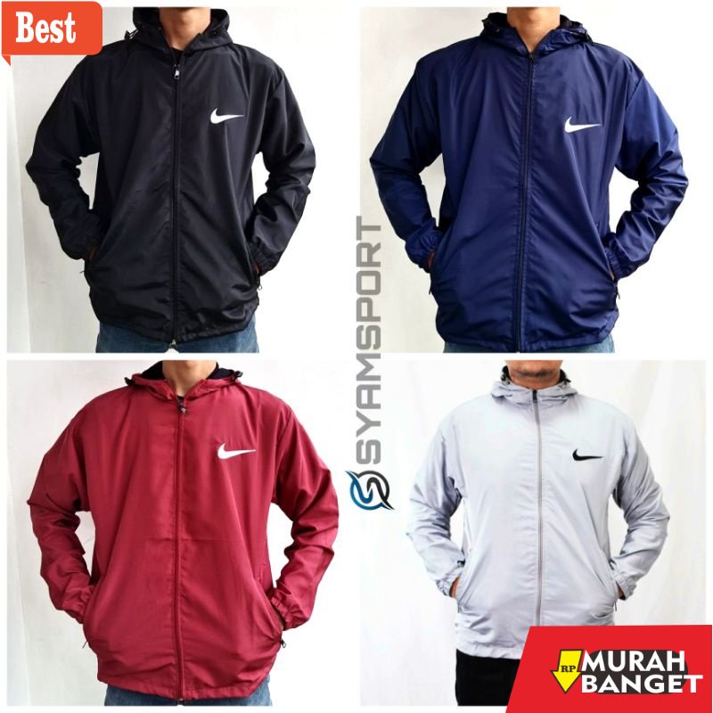 Jaket parasut pria terbaru- Jaket Parasut Olahraga/Jaket Running/Jaket Gowes/Jaket Sepeda/Jaket Para