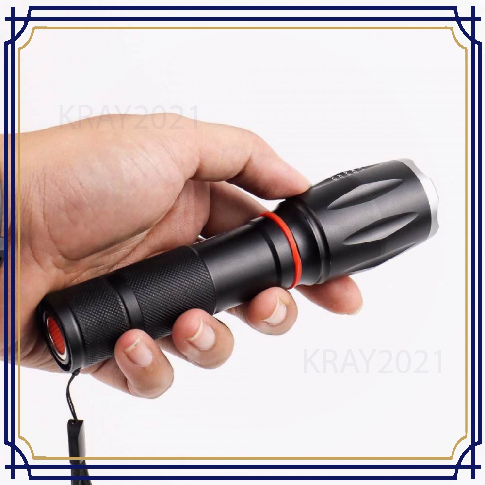 TaffLED Senter LED Torch Cree XM-L T6 8000 Lumens - E17 COB