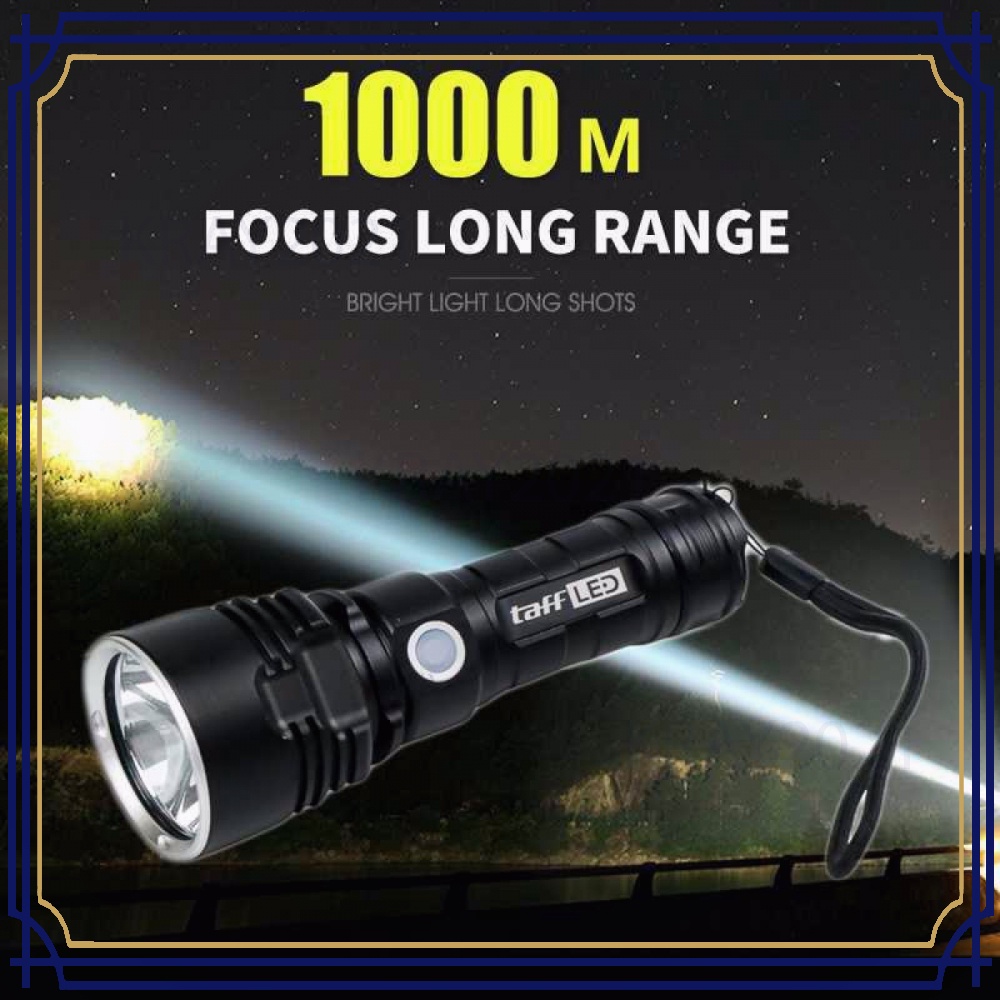 TaffLED Senter LED USB Rechargeable XLM-L2 25W 1000 Lumens - XLML2