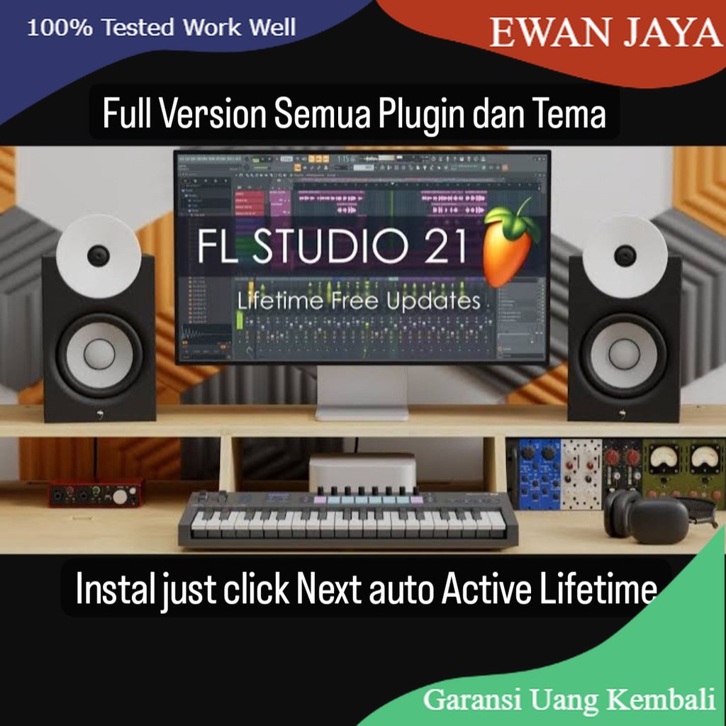 Fl Studio 21 Full Plugin dan Sound Bank 3GB