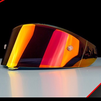 FLAT VISOR IRIDIUM ZX-1R V2  ZX1 DAN ZX1R - SMOKE