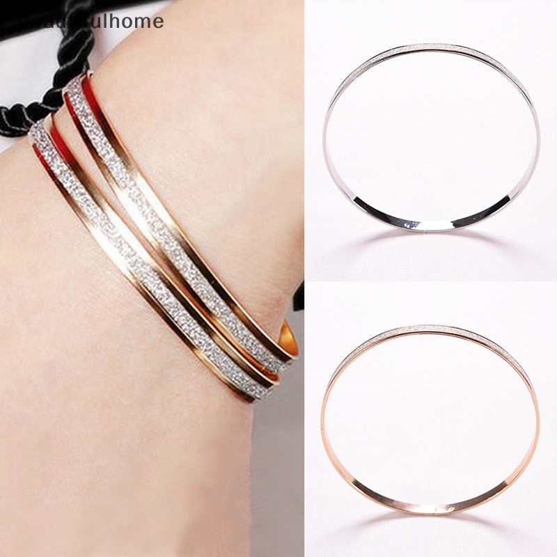 {beautifulhome} Fashion Wanita Bangle Wristband Gelang Manset Bling Lady Hadiah Gelang Bangles.