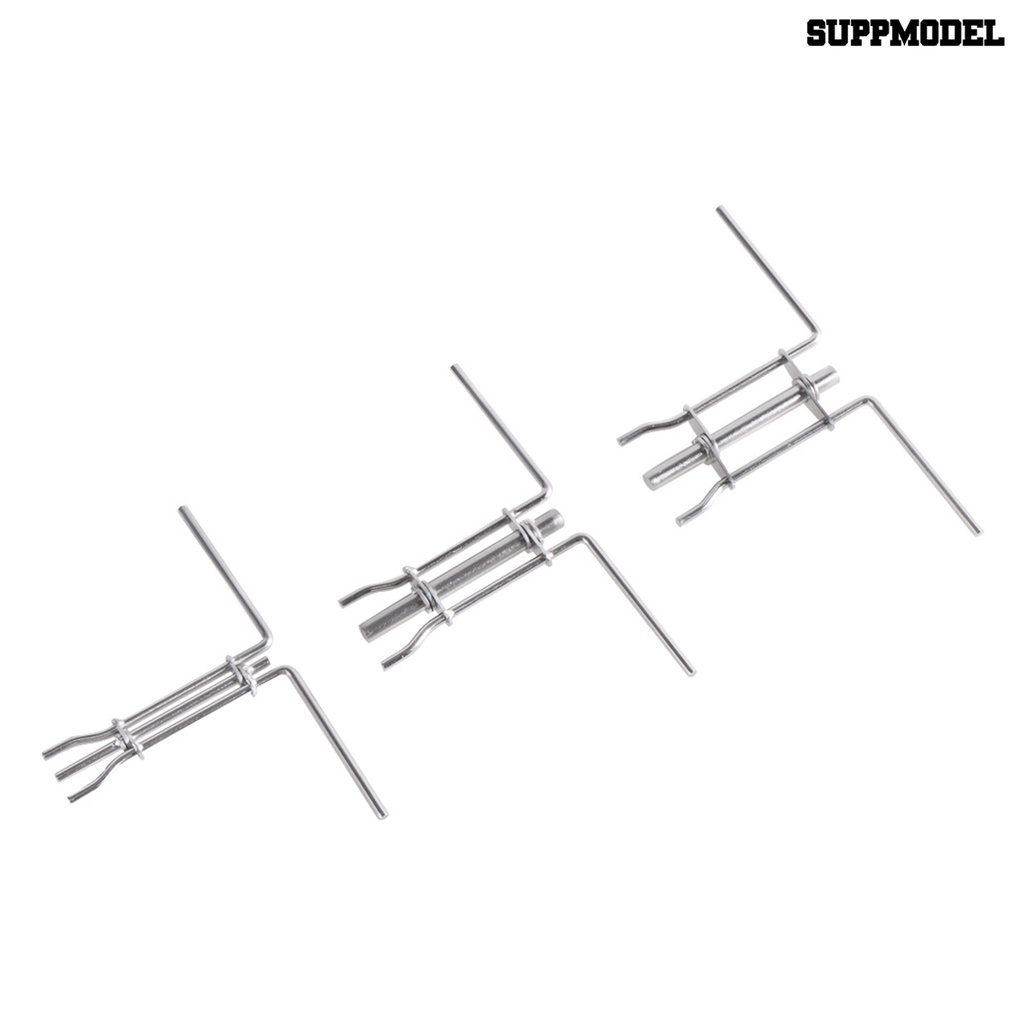 [SM]3Pcs /Set J05321 Alat Pasang Seal Batang U-cup Steel 3ukuran Heavy Duty Universal Car Hydraulic Cylinder Piston Rod Seal Twistor Tool Aksesoris Mobil