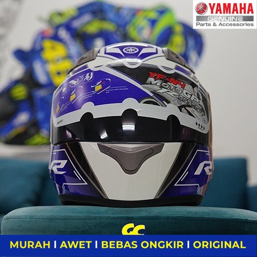 Helm Full Face Yamaha YFN4 New GP 2018 - Sparepart Sperpart Spare Part Motor Onderdil Suku Cadang Ya