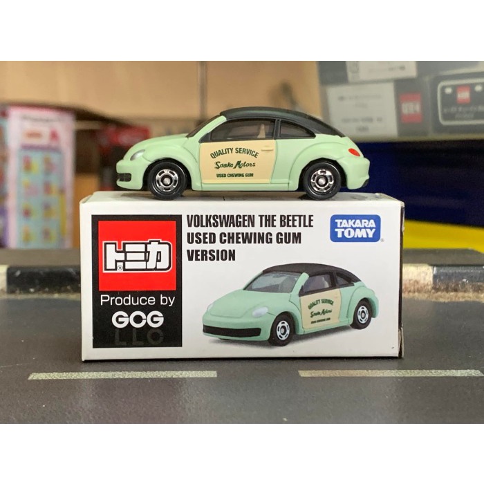 Tomica Volkswagen The Beetle Used Chewing Gum Version Setagaya Tokoro