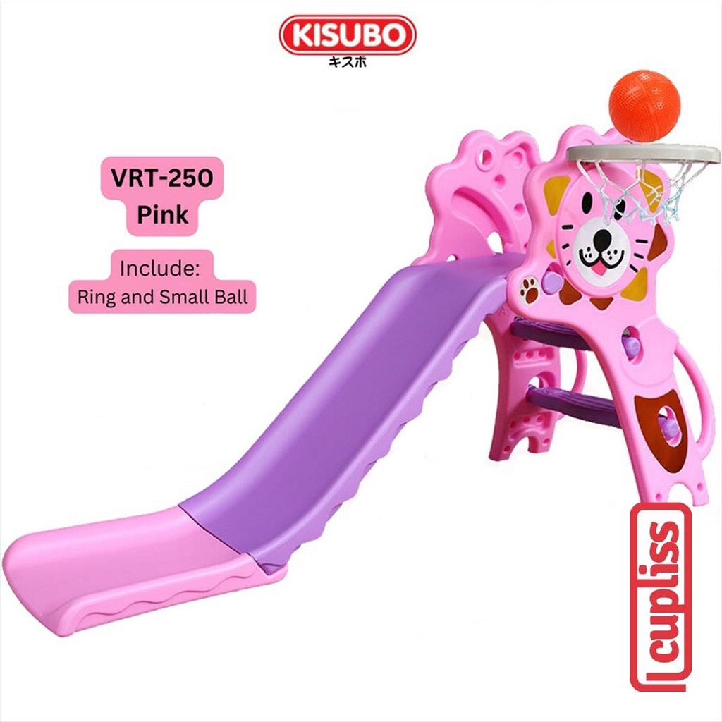 Kisubo Slide and Ring VRT250 Lion Pink Perosotan Serodotan Mainan