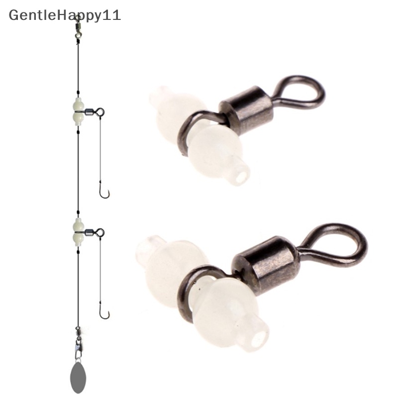 Gentlehappy 10Pcs Konektor Putar Pancing 3 Arah Tembaga T-Turn Swivels Bass Fishing Tackle id