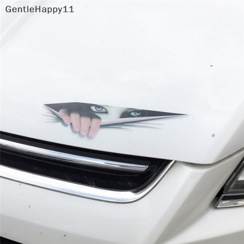 Gentlehappy Lucu 3D Peel Auto Spion Decal Body Mobil Hias Anti Air Stiker PVC id