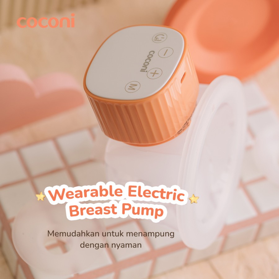 COCONI Hands Free Wearable Electric Breast Pump | Pompa Asi Elektrik