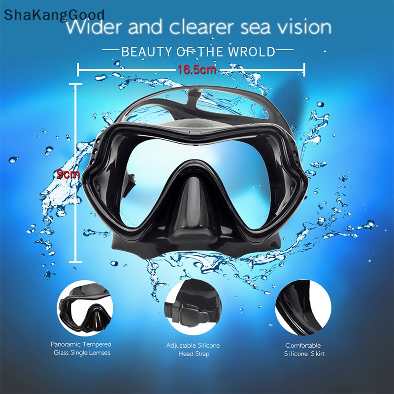 Skid diving snorkel Profesional Scuba diving Masker snorkeling Set Dewasa Rok Silikon snorkeling diving Goggles SKK
