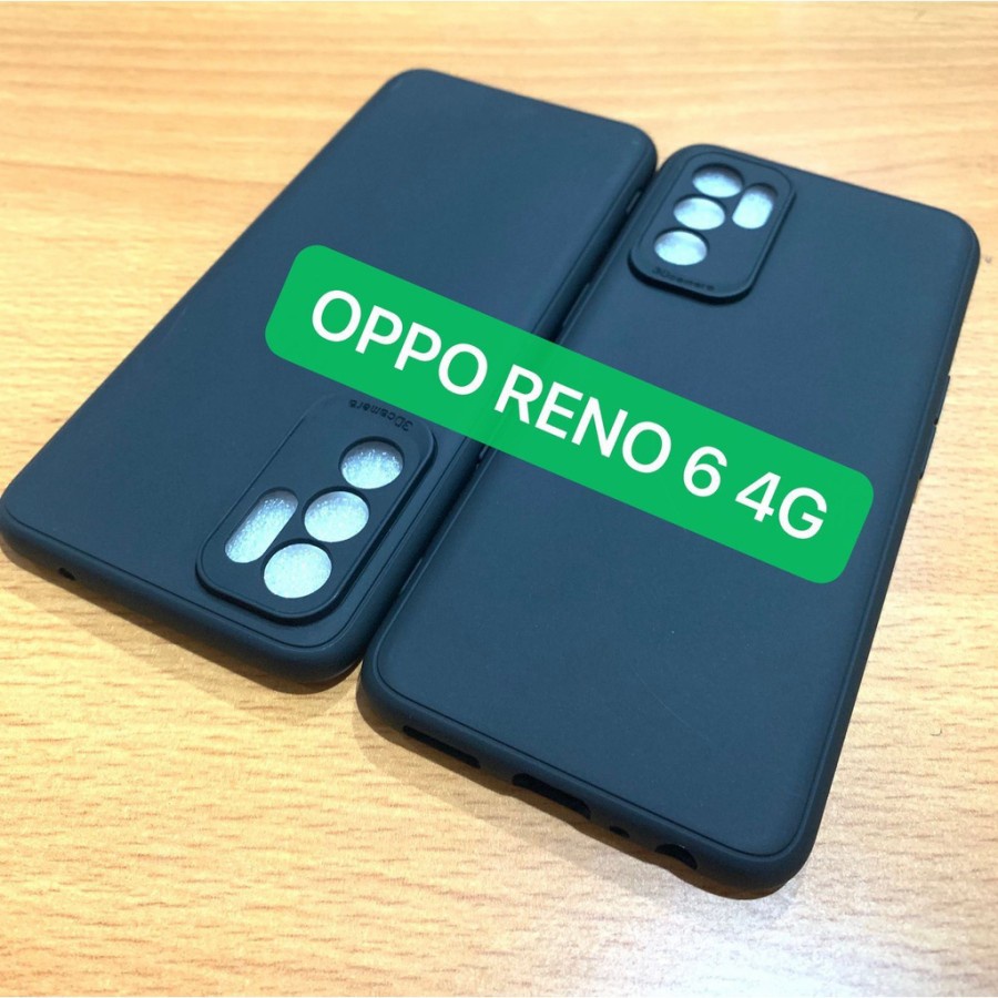 P/B- CASING SOFTCASE COVER OPPO RENO 8T 4G RENO 8T 5G RENO 6 4G RENO 6 5G RENO 6 PRO 5G CASE SOFTCASE BLACK PREMIUM SILIKON HITAM SOFT CASING PROTECT CAMERA COVER PELINDUNG KAMERA