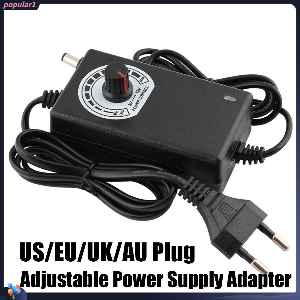 POPULAR Populer Adaptor Power Supply Tahan Lama Variable Volt AC/DC Tegangan Adjustable