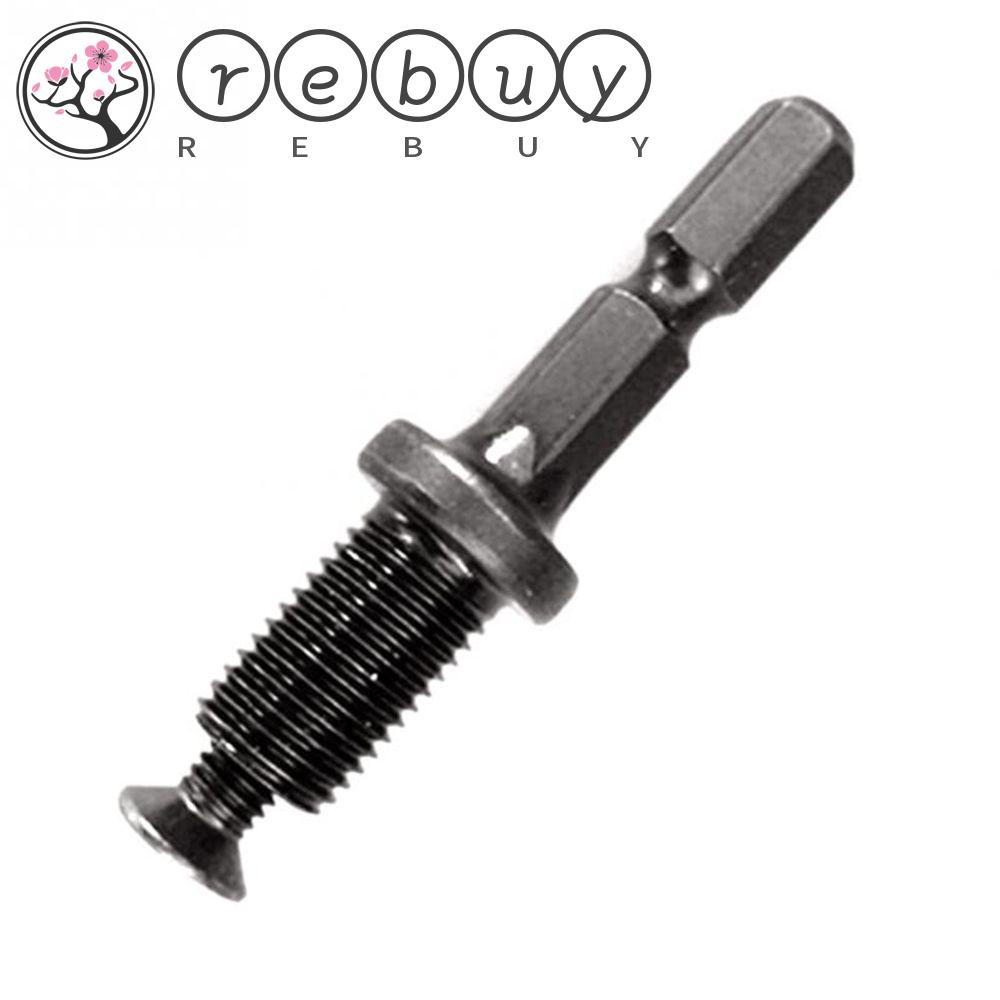 REBUY Adaptor Drill Chuck 10mm Male Thread Screw Mata Bor Aksesori1/4&quot;Hex Drill Chuck