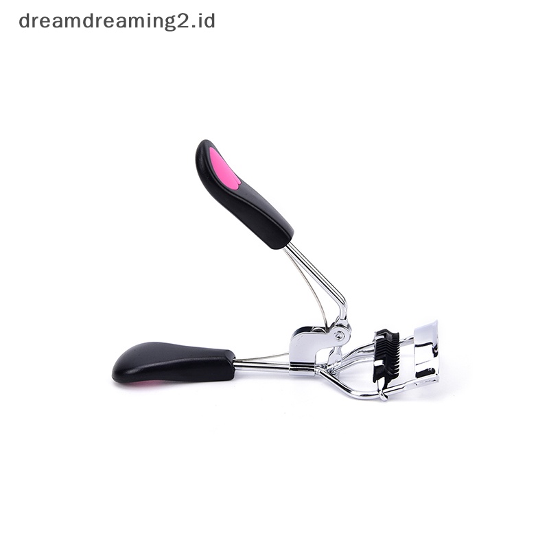 (drea) Pro Handle Eye Curling Penjepit Bulu Mata Klip Kecantikan Makeup Alat Bulu Mata Dengan Sisir //