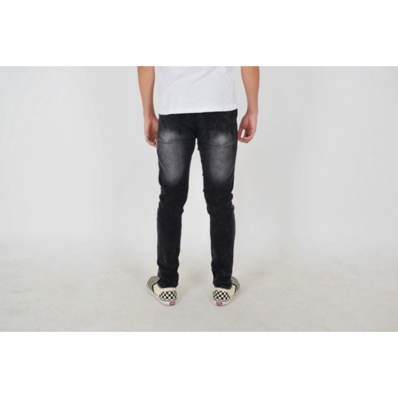 Weird Jeans - Cloudy Black - Celana Jeans Pria Skinny Slimfit