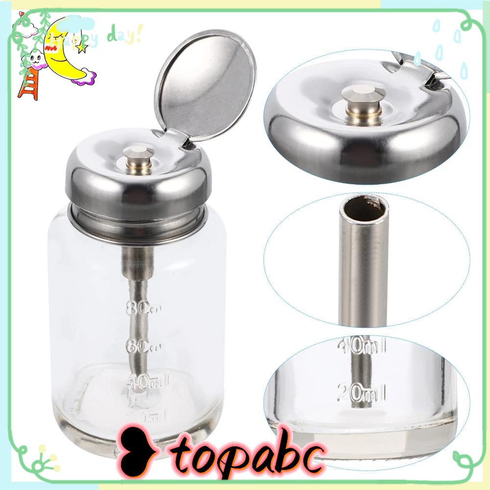 TOP 100ml Dispenser Pump Bottle Tekan Kosong Pumping Jar Botol Airless Push Down