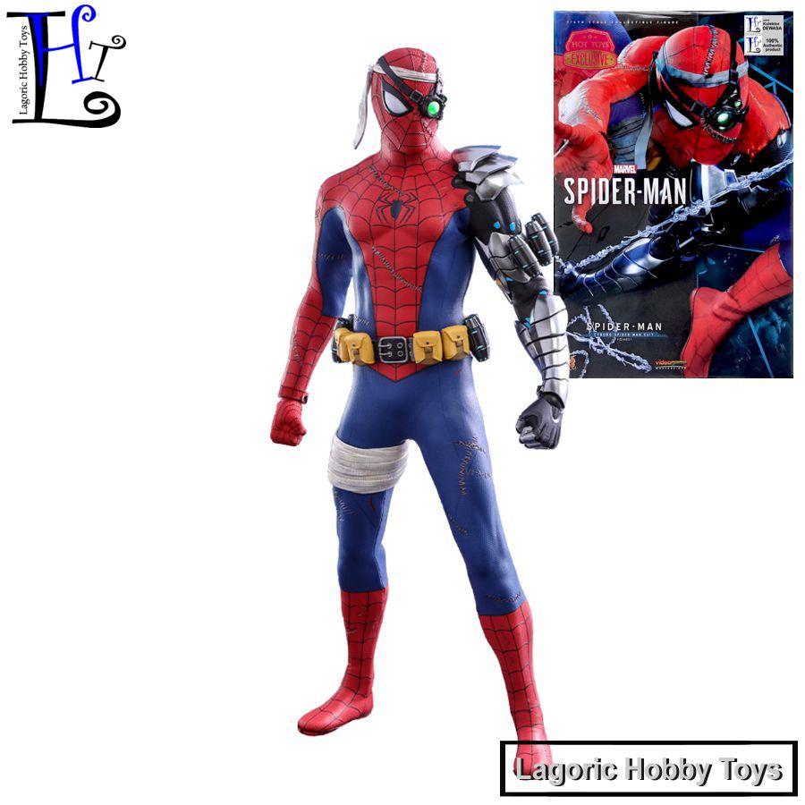 Hot Toys VGM051 Spiderman Cyborg Suit Video Game 2018 Mainan Figure