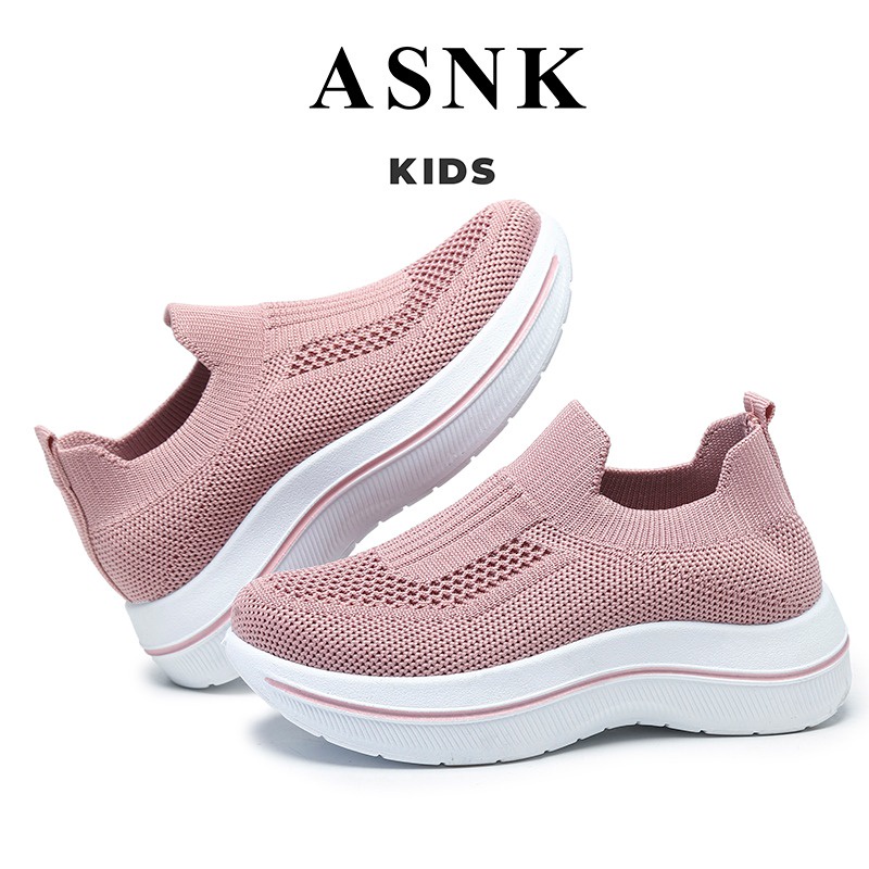 [GROSIR][COD] SEVEN_DAY SEPATU RAJUT SLIP ON ANAK CEWEK COWOK USIA 2-12 THN WM2329 NAVY